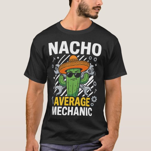 Gewone Nacho Monteur Cinco De Mayo Grappig Cadeau T-shirt (Voorkant)
