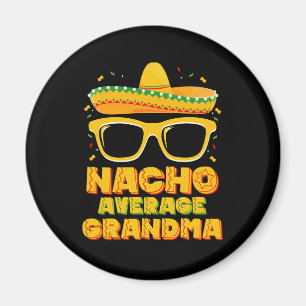 Gewone Nacho-oma Cinco De Mayo-familie Magneet
