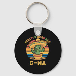 Gewone Nacho-oma met Mexicaanse Cinco De Mayo-over Sleutelhanger