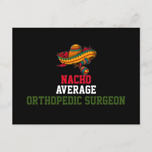 Gewone Nacho orthopeed chirurg Briefkaart (Voorkant)