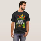 Gewone Nacho Paard Boogschutter Cinco De Mayo T-shirt (Voorkant volledig)