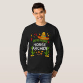 Gewone Nacho Paard Boogschutter Cinco De Mayo T-shirt (Voorkant volledig)
