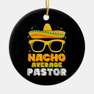 Gewone Nacho-Pastoor Cinco de Mayo Keramisch Ornament
