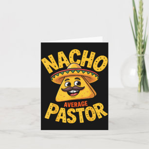 Gewone Nacho-pastoor Grappige Christelijke  Kaart