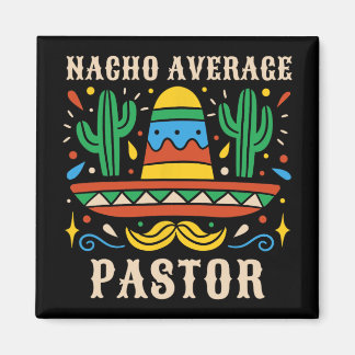 Gewone Nacho-pastoor Grappige Mexicaanse predikant Magneet
