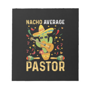 Gewone Nacho-pastoor religieus leider Cinco De May Notitieblok