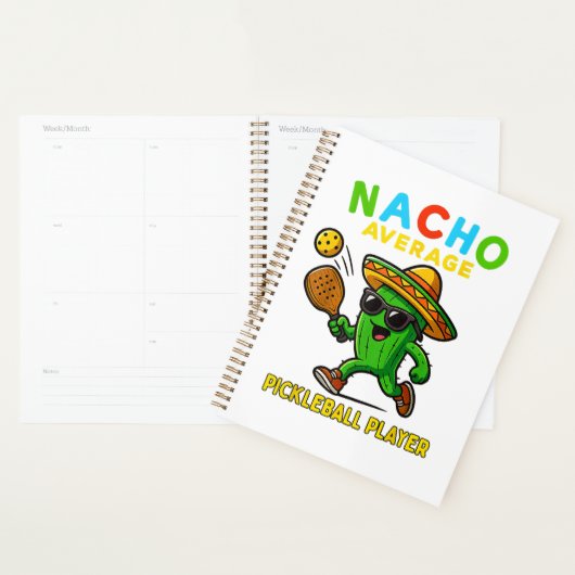 Gewone Nacho Pickleball Speler Planner (Display)