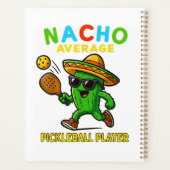 Gewone Nacho Pickleball Speler Planner (Achterkant)