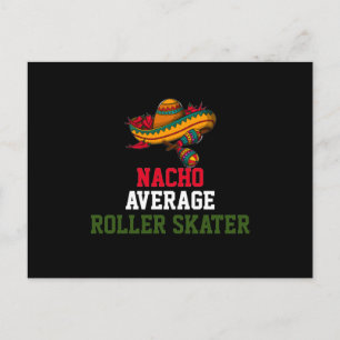 Gewone Nacho Roller Skater Briefkaart