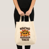 Gewone Nacho Taco Grappig Eten Pun Comic Stijl Tote Bag (Voorkant (product))
