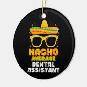Gewone Nacho Tandartsassistent Cinco De Mayo Keramisch Ornament (Links)