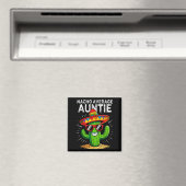 Gewone nacho-tante grappig cinco de mayo Mexicaans Magneet (Insitu (Vaatwasser))