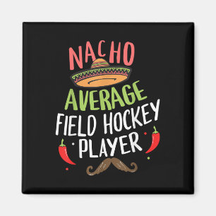 Gewone Nacho Veldhockeyspeler Cinco De Mayo Feest Magneet