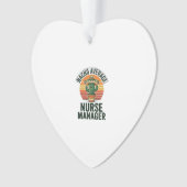 Gewone Nacho-verpleegkundige manager grappig cactu Ornament (voorkant)