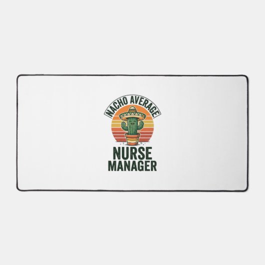 Gewone Nacho-verpleegkundige manager grappige cact Bureaumat (Voorkant)