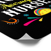 Gewone Nacho-verpleegster Cinco De Mayo-feest Mexi Poster (Hoek)