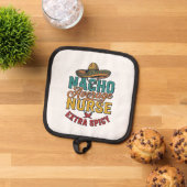 Gewone Nacho-verpleegster Extra pittig Funny Nurse Pannenlap (Top down)