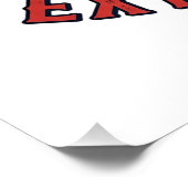 Gewone Nacho-verpleegster Extra pittige grappige v Perfect Poster (Hoek)
