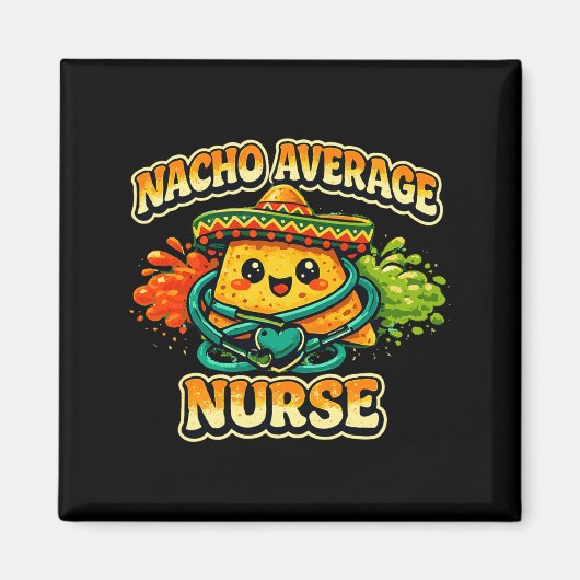 Gewone Nacho-verpleegster Grappige Cinco De Mayo R Magneet (Voorkant)