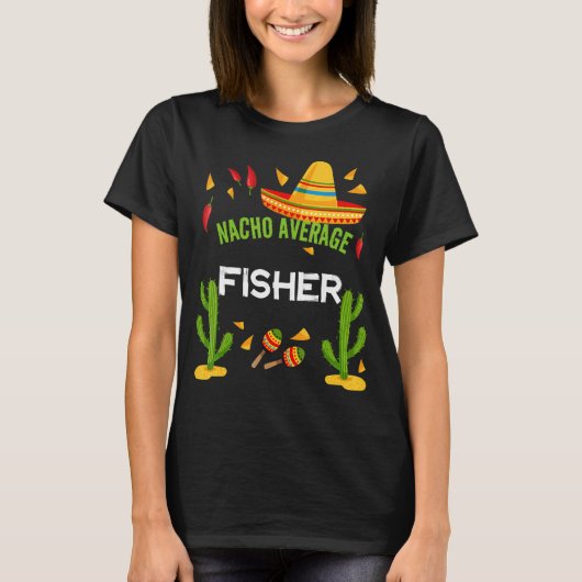 Gewone Nacho Visser Cinco De Mayo T-shirt (Voorkant)