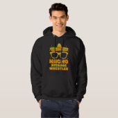 Gewone Nacho Worstelaar Worstelt Cinco de Mayo Hoodie (Voorkant volledig)