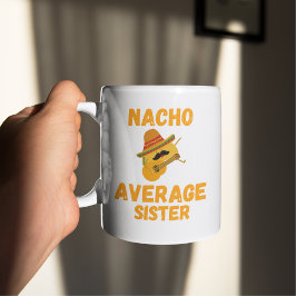 Gewone nacho zus, koffiemok