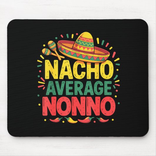 Gewone Nonno Cinco De Mayo Vaderdag Niet Muismat (Voorkant)