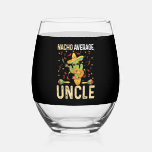 Gewone oom Cinco De Mayo Mexicaanse Sombrero Wijnglas Zonder Voet