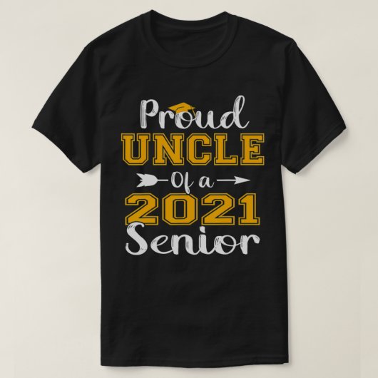 Gewone oom van een 2021-senior Afstuderen T-shirt (Design voorkant)
