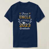 Gewone oom van een klasse van 2023 Afstuderen seni T-shirt (Design voorkant)
