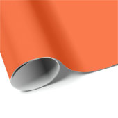 Gewone Overwinning Charm Oranje Kleurschakering Cadeaupapier (Rol Hoek)