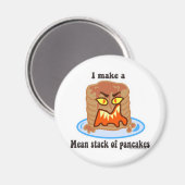 Gewone pannenkoek magneet (Voorkant / Achterkant)