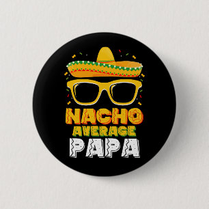 Gewone Papadag Familie Cinco De Mayo Ronde Button 5,7 Cm