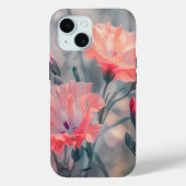 Gewone papaver Elegante Botanische Bliss Case-Mate iPhone Case (Achterkant)