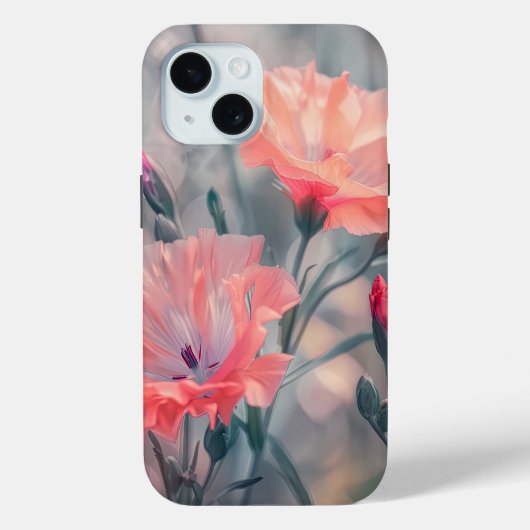 Gewone papaver Elegante Botanische Bliss Case-Mate iPhone Case (Achterkant)