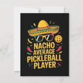 Gewone Pickleball Speler Aankondiging (Achterkant)