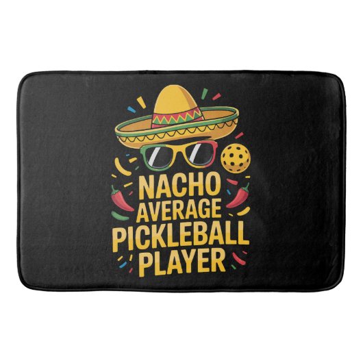 Gewone Pickleball Speler Badmat (Voorkant)