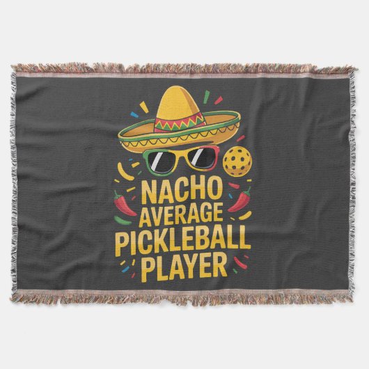 Gewone Pickleball Speler Deken (Voorkant)