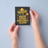 Gewone Pickleball Speler Flyer (Hand)