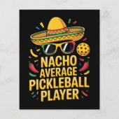 Gewone Pickleball Speler Flyer (Achterkant)