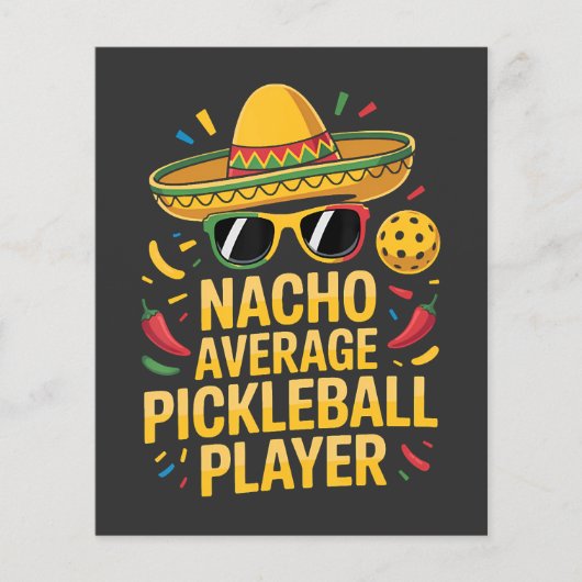 Gewone Pickleball Speler Flyer (Voorkant)
