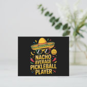 Gewone Pickleball Speler Kaart (Staand voorkant)
