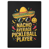 Gewone Pickleball Speler Klembord (Achterkant)