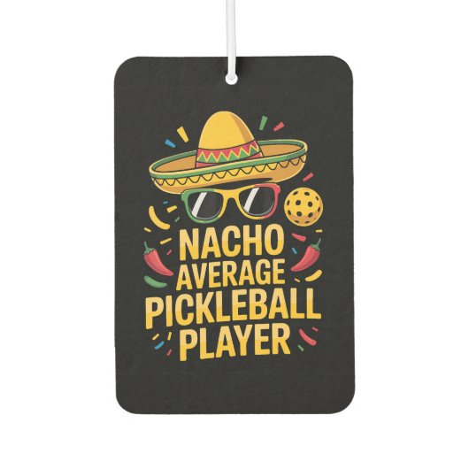 Gewone Pickleball Speler Luchtverfrisser (Voorkant)