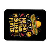 Gewone Pickleball Speler Magneet (Horizontaal)