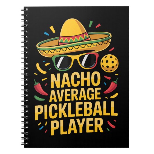 Gewone Pickleball Speler Notitieboek (Voorkant)