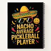 Gewone Pickleball Speler Notitieboek (Achterkant)