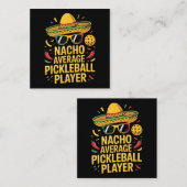 Gewone Pickleball Speler Notitiekaartje (Voorkant / Achterkant)