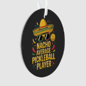 Gewone Pickleball Speler Ornament (voorkant)