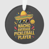 Gewone Pickleball Speler Ornament (voorkant)